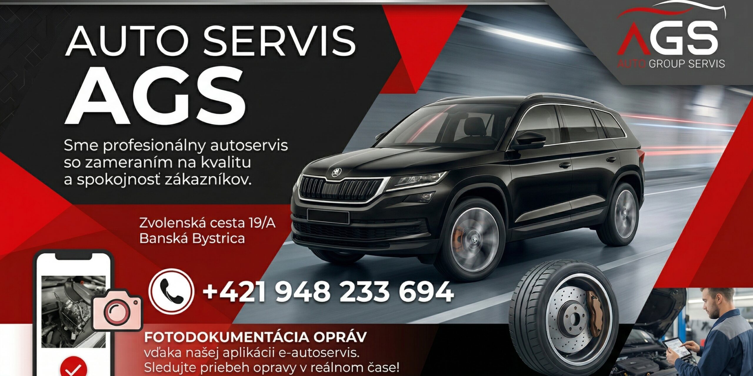 Transparentný autoservis s aplikáciou